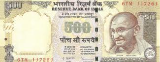 500 Rupee Note